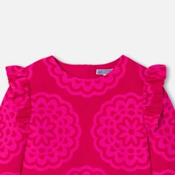 Robe Et Jupe-Jacadi Robe enfant fille imprimé rosace - lore ROSE/MULTICO