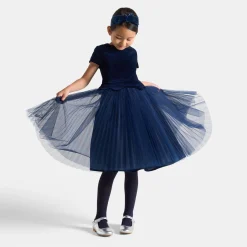 Robe Et Jupe-Jacadi Robe longue enfant fille - marine MARINE JACADI