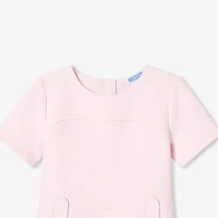 Robe Et Jupe-Jacadi Robe manches courtes enfant fille - rose poudre ROSE POUDRE JACADI