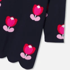 Robe-Jacadi Robe manches longues bébé fille - marine MARINE JACADI