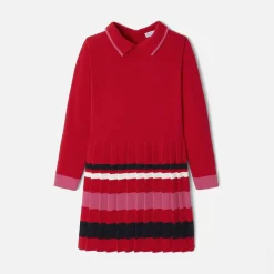Robe Et Jupe-Jacadi Robe manches longues enfant fille - rouge ROUGE JACADI