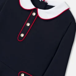 Robe Et Jupe-Jacadi Robe manches longues enfant fille - marine MARINE JACADI