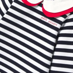 Robe-Jacadi Robe marinière bébé fille - BLANC/MARINE