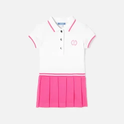 Robe-Jacadi Robe polo bébé fille - BLANC/ROSE