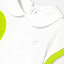 Robe-Jacadi Robe polo bébé fille - lore BLANC/MULTICO
