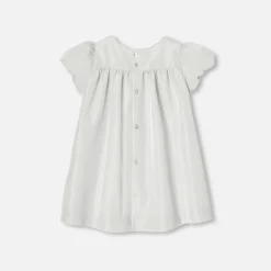Robe-Jacadi Robes bébé fille en taffetas - ARGENT