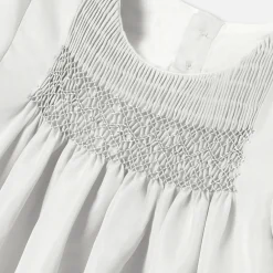 Robe-Jacadi Robes bébé fille en taffetas - ARGENT