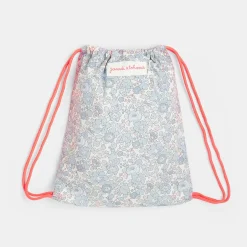 Accessoires-Jacadi Sac à goûter en tissu Liberty - x Tohana - lore GRIS/MULTICO