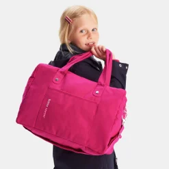 Sac À Langer, Trousse De Toilette|Sac À Langer Et Trousses De Toilette-Jacadi Sac à langer en coton canvas - ROSE FUSCHIA