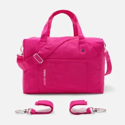 Sac À Langer, Trousse De Toilette|Sac À Langer Et Trousses De Toilette-Jacadi Sac à langer en coton canvas - ROSE FUSCHIA