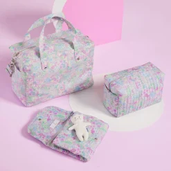 Sac À Langer, Trousse De Toilette|Sac À Langer Et Trousses De Toilette-Jacadi Sac à langer en tissu Liberty - lore BLANC/MULTICO