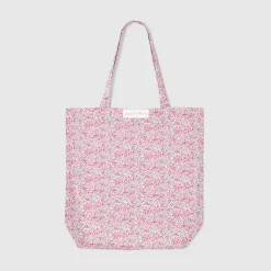 Accessoires-Jacadi Sac tissu en tissu Liberty - x Tohana - ROSE/GRIS