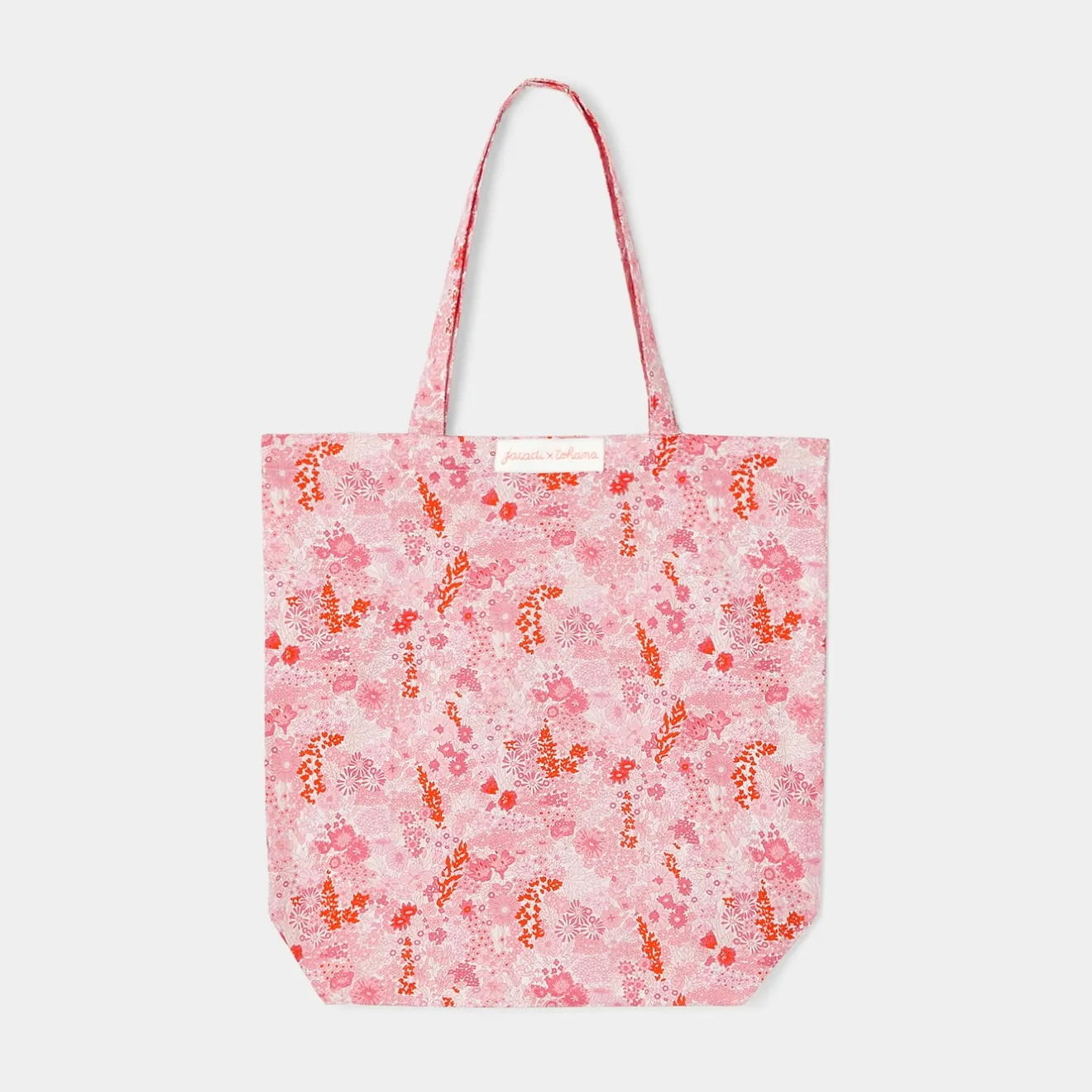 Accessoires-Jacadi Sac tissu en tissu Liberty - x Tohana - ROSE/ROUGE