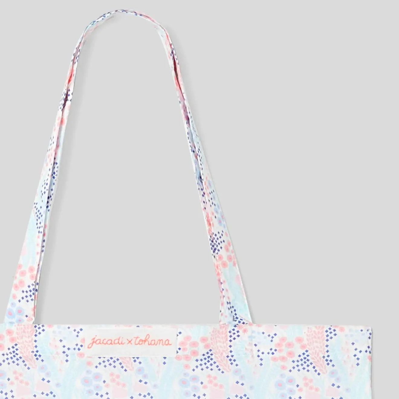 Accessoires-Jacadi Sac tissu en tissu Liberty - x Tohana - lore BLANC/MULTICO
