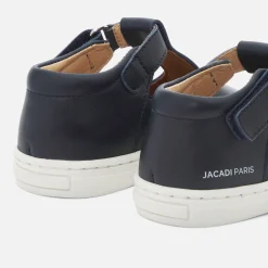 Nu-Pieds|Chaussures Basses-Jacadi Salomés bébé garçon en cuir lisse - marine MARINE JACADI