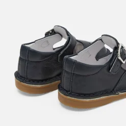 Chaussures Basses|Babies, Charles Ix, Salomés Et Ballerines-Jacadi Salomés bébé mixte en cuir lisse - marine MARINE JACADI