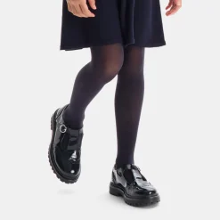 Chaussures|Derbies Et Mocassins-Jacadi Salomés enfant fille en cuir verni - marine MARINE JACADI