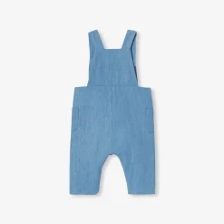 Combinaison, Barboteuse Et Ensemble-Jacadi Salopette bébé en denim léger - CHAMBRAY