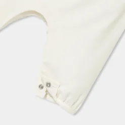 Combinaison, Barboteuse Et Ensemble-Jacadi Salopette bébé fille en velours - blanc doux BLANC DOUX JACADI