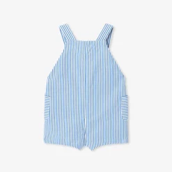 Combinaison, Barboteuse Et Ensemble-Jacadi Salopette courte bébé garçon - BLANC/BLEU