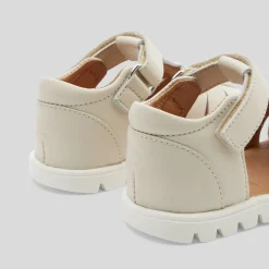 Nu-Pieds-Jacadi Sandales bébé garçon en cuir - blanc doux BLANC DOUX JACADI