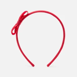 Accessoires-Jacadi Serre-tête enfant fille - ROUGE/BLANC