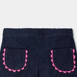 Pantalon Et Short-Jacadi Short bébé fille en jean - DENIM FONCE