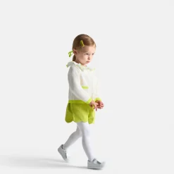 Pantalon Et Short-Jacadi Short bébé fille en velours - LIME