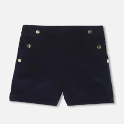 Short Et Combi-Short-Jacadi Short en velours enfant fille - marine MARINE JACADI
