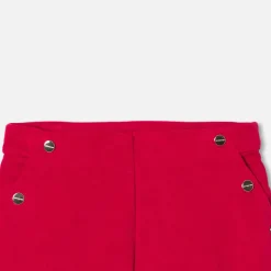 Short Et Combi-Short-Jacadi Short en velours enfant fille - ROUGE RUBIS