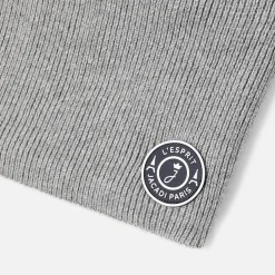 Accessoires-Jacadi Snood bébé garçon GRIS CHINE CLAIR JACADI