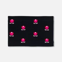 Accessoires-Jacadi Snood enfant fille doublé - lore MARINE/MULTICO