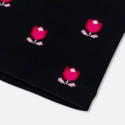 Accessoires-Jacadi Snood enfant fille doublé - lore MARINE/MULTICO