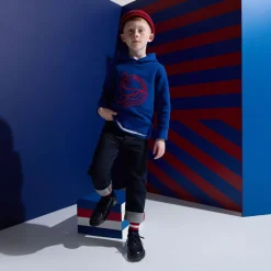 Pull, Sweat Et Cardigan-Jacadi Sweat à capuche enfant garçon - BLEU FONCE
