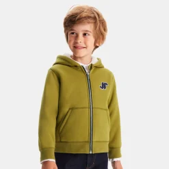 Pull, Sweat Et Cardigan-Jacadi Sweat à capuche enfant garçon - VERT LICHEN