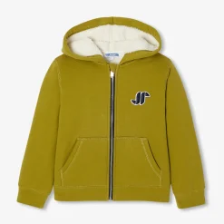 Pull, Sweat Et Cardigan-Jacadi Sweat à capuche enfant garçon - VERT LICHEN