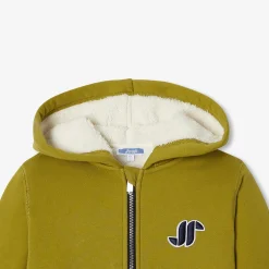 Pull, Sweat Et Cardigan-Jacadi Sweat à capuche enfant garçon - VERT LICHEN