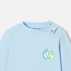 Pull, Sweat Et Cardigan-Jacadi Sweat bébé garçon en interlock - NUAGE