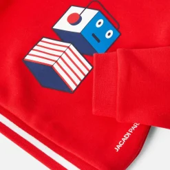 Pull, Sweat Et Cardigan-Jacadi Sweat bébé garçon en molleton - rouge ROUGE JACADI