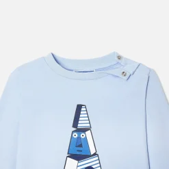 Pull, Sweat Et Cardigan-Jacadi Sweat bébé garçon en molleton - bleu clair BLEU CLAIR JACADI