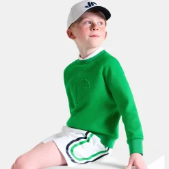 Pull, Sweat Et Cardigan-Jacadi Sweat enfant en piqué de coton - VERT