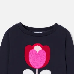 Pull, Sweat Et Cardigan-Jacadi Sweat enfant fille en molleton - marine MARINE JACADI