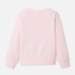 Pull, Sweat Et Cardigan-Jacadi Sweat enfant fille en molleton - rose poudre ROSE POUDRE JACADI