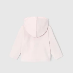Pull, Sweat Et Cardigan-Jacadi Sweat zippé bébé fille - rose poudre ROSE POUDRE JACADI