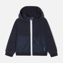 Pull, Sweat Et Cardigan-Jacadi Sweat zippé en micropolaire garçon - marine MARINE JACADI