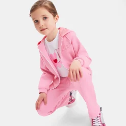 Pull, Sweat Et Cardigan-Jacadi Sweat zippé enfant fille - ROSE TENDRE