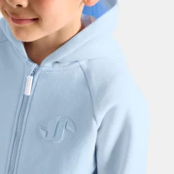 Pull, Sweat Et Cardigan-Jacadi Sweat zippé enfant garçon à capuche - NUAGE