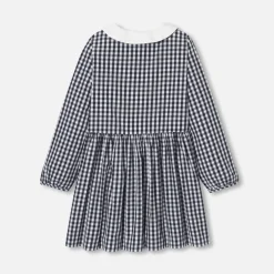 Accessoires|Robe Et Jupe-Jacadi Tablier enfant fille en vichy - BLANC/MARINE