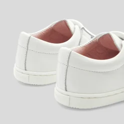 Baskets Et Tennis|Chaussures-Jacadi Tennis bébé fille en cuir - blanc BLANC JACADI