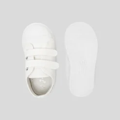 Tennis En Toiles|Baskets Et Tennis-Jacadi Tennis bébé garçon en toile - blanc BLANC JACADI